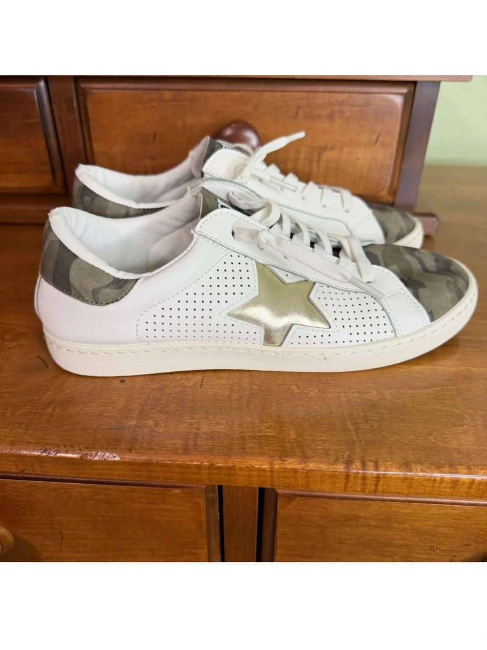 Vintage havana camo gold star sneaker woman 8 street‎ style trendy